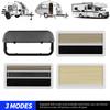 RV Push Out Window 900x450mm External Exit Window Support Rod Stale Structure Double Layer Acrylic Glass for Mobile Homes