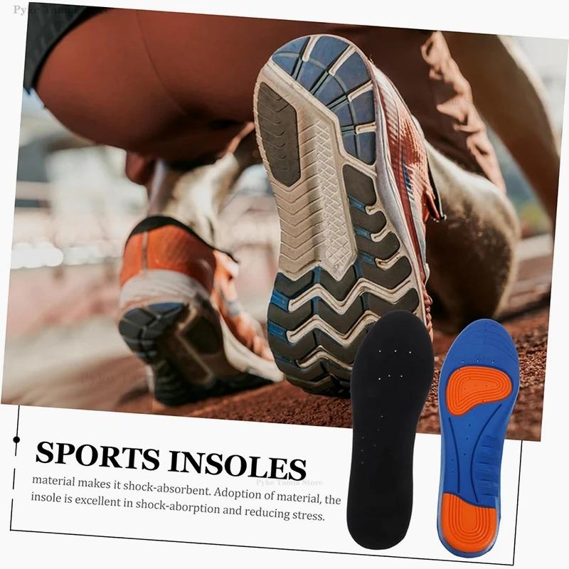 Thickened Shock Absorbing Sports Insoles Breathable Wear Resistant Cushion Pads for Men Women Running Shoes
