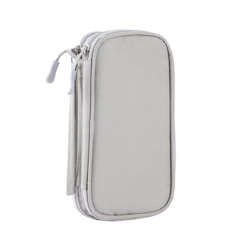 Digital Accessories Multi-layer Storage Bag: Power Bank, Hard Drive, USB Drive, Earphones, Data Cables Dustproof Protective Case.