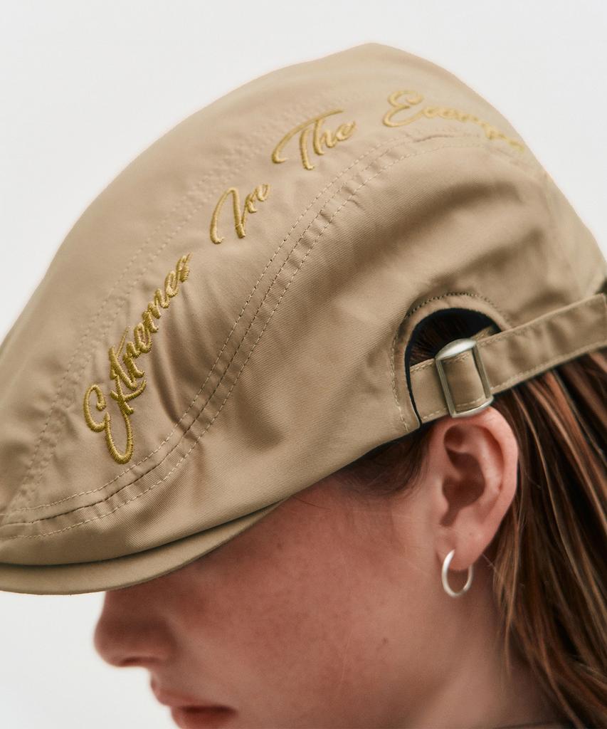 Kimjisu Embroidered Hunting Cap _ Beige