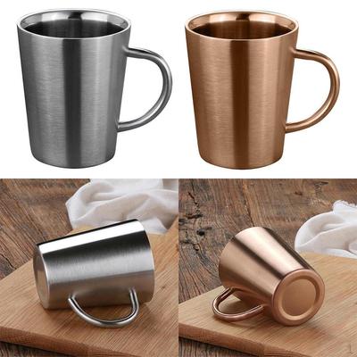 2Pcs Stainless Steel Insulated Mug Kids Beer Cup
