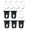 5/10 Pieces RV Awing Hanger Clothes Hook Practical Caravan Awning Hook Clothes Drying Accessories