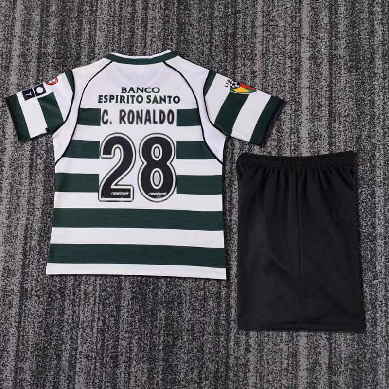 Klassisches Retro-Fußballtrikot Barcelona Kaiser M Thailändischer Kinderanzug Retro-Kinderanzug