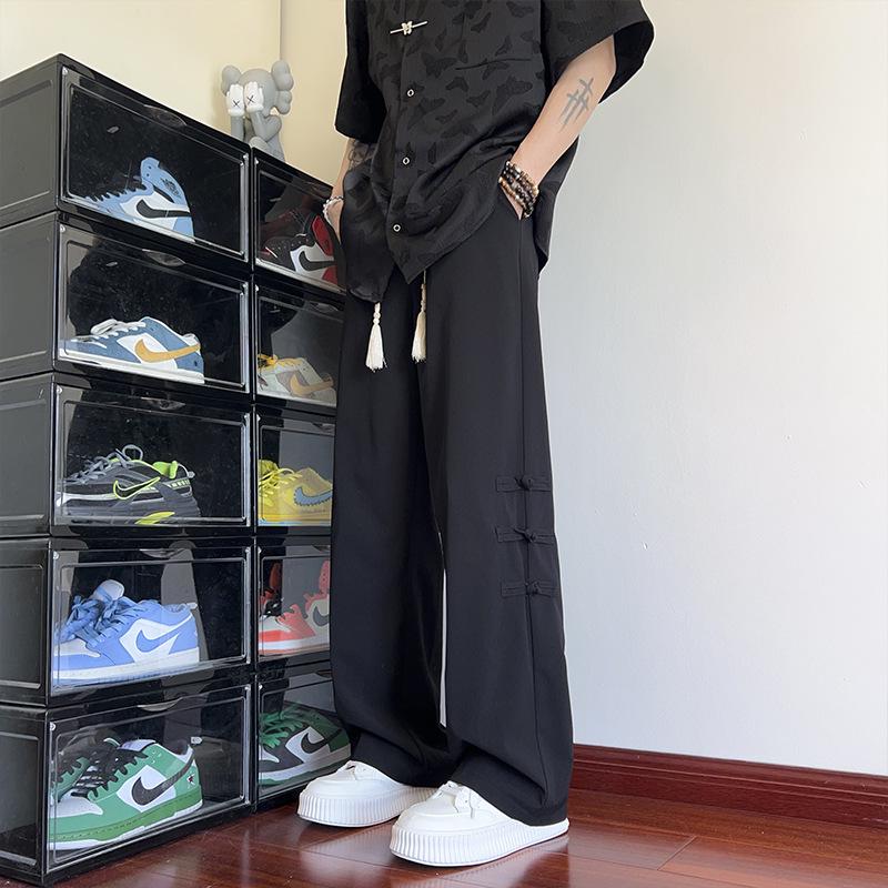 Yamamoto Wide-Leg Skirt Pants: Loose-Fit, Irregular Flare, Japanese-Inspired Casual Wear for Boys