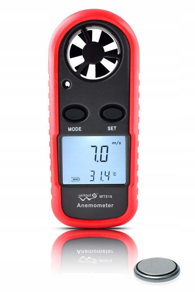 Anemometer Wind Gauge Temperature Air Speed Measurement