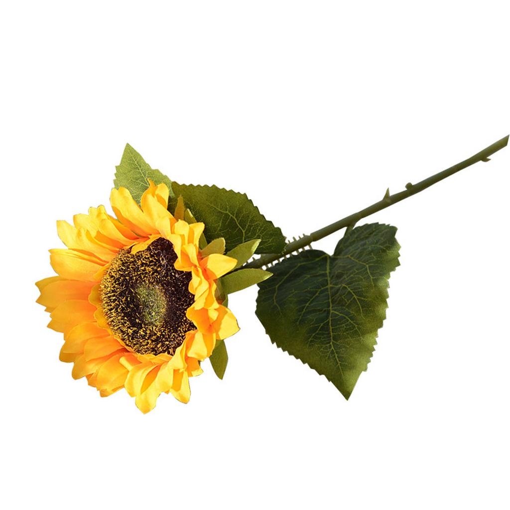 Simulation Sunflower Pastoral   Artificial Flower False Silk Sunflower for Home Decoration