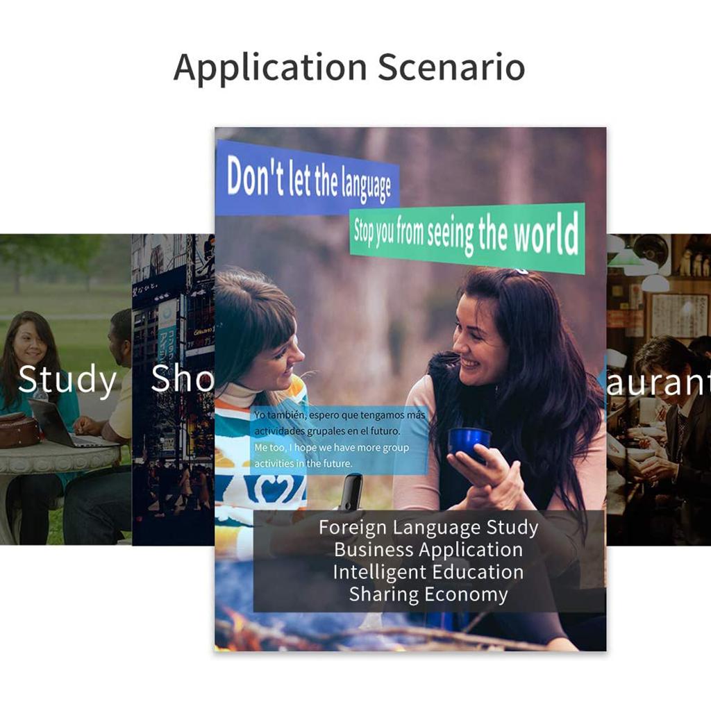 Language Translator Tool Screen Camera for Travelling Learning Business