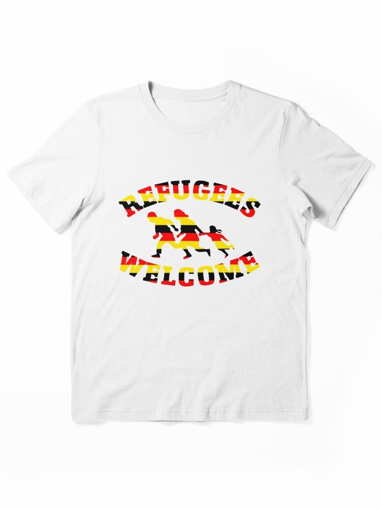 Crysis Refugees Welcome Germany Flag Colors Essential T-Shirt