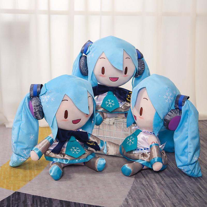 Hatsune Plush Miku Toy Cartoon Stuffed Doll Anime Decoration Cute Gift Kids