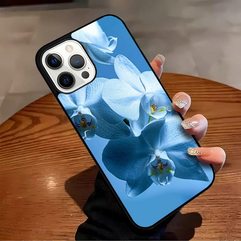 Orchid Flowers Colorful Phone Case For iPhone 17 Air 16 15 14 13 12 11 Pro Max Max Plus Bumper Case Cover