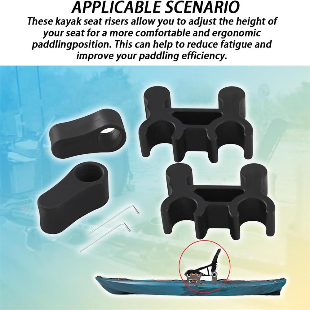 Kayak Seat Risers Fit for Lifetime Yukon Angler 116 and Teton Pro Kayaks