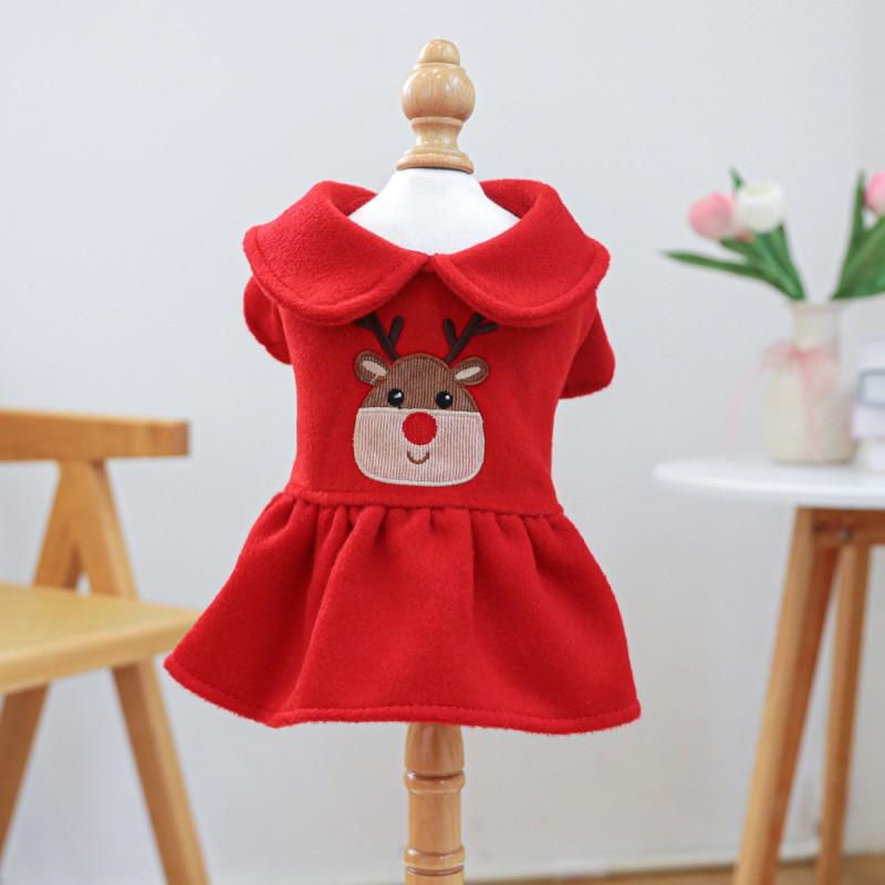 PETCIRCLE Christmas Pet Clothes Dog Cat Festive Apparel Holiday Outfit