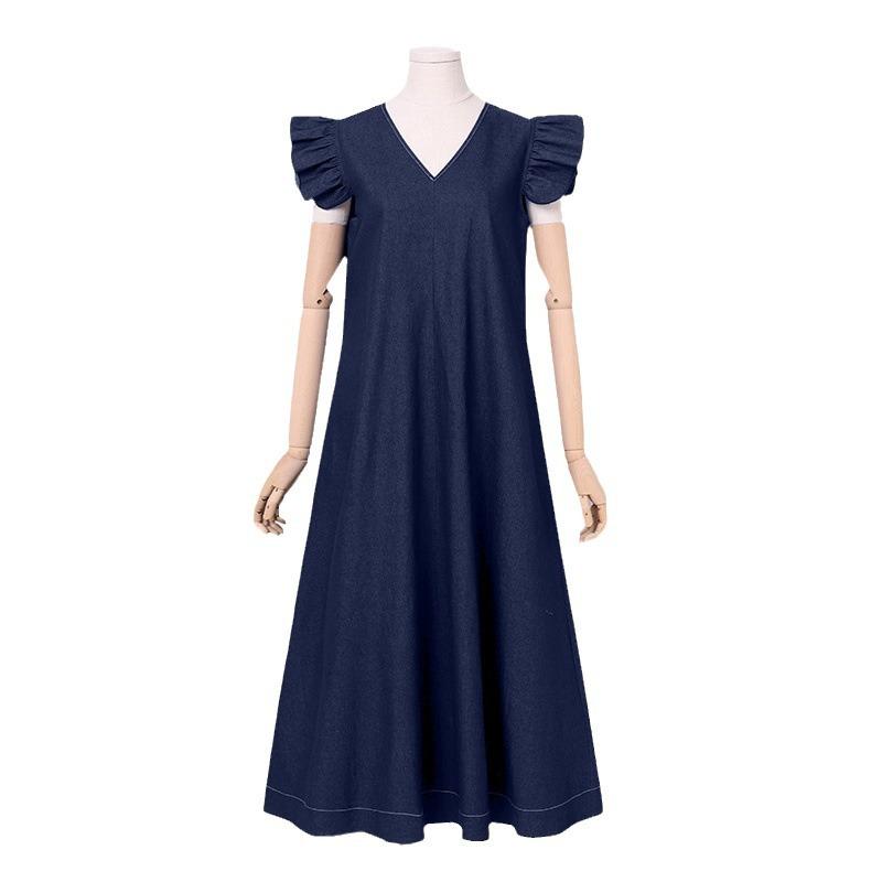 V-neck Bohemian Loose Oversized Long Dress