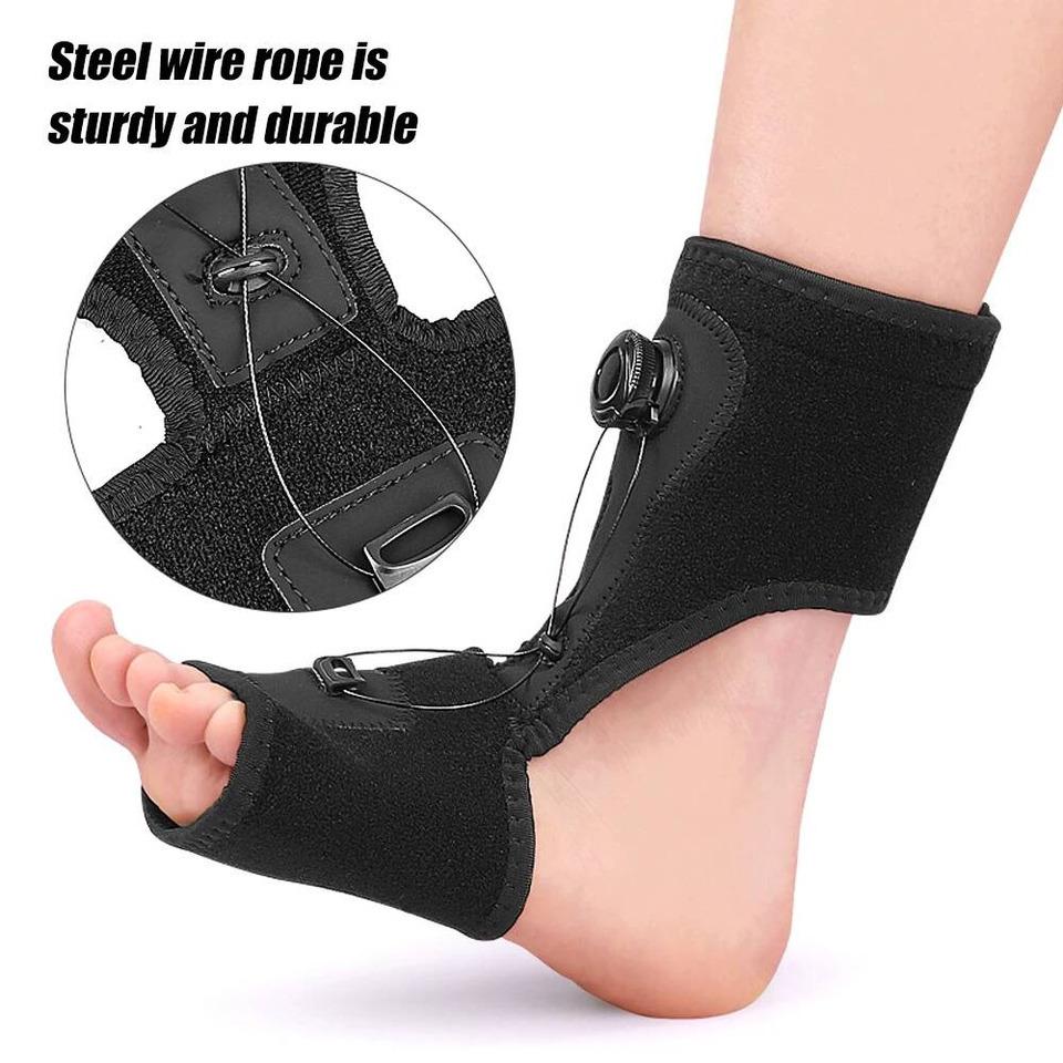 1PCS Compression Plantar Fasciitis Night Splint,drop Foot Orthopedic Brace Adjustable Rotating Knob Sleep Support For Foot Drop
