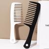 Wide tooth anti-static plastic comb,ergonomic handle,plastic bristle combing comb,suitable for various hair types