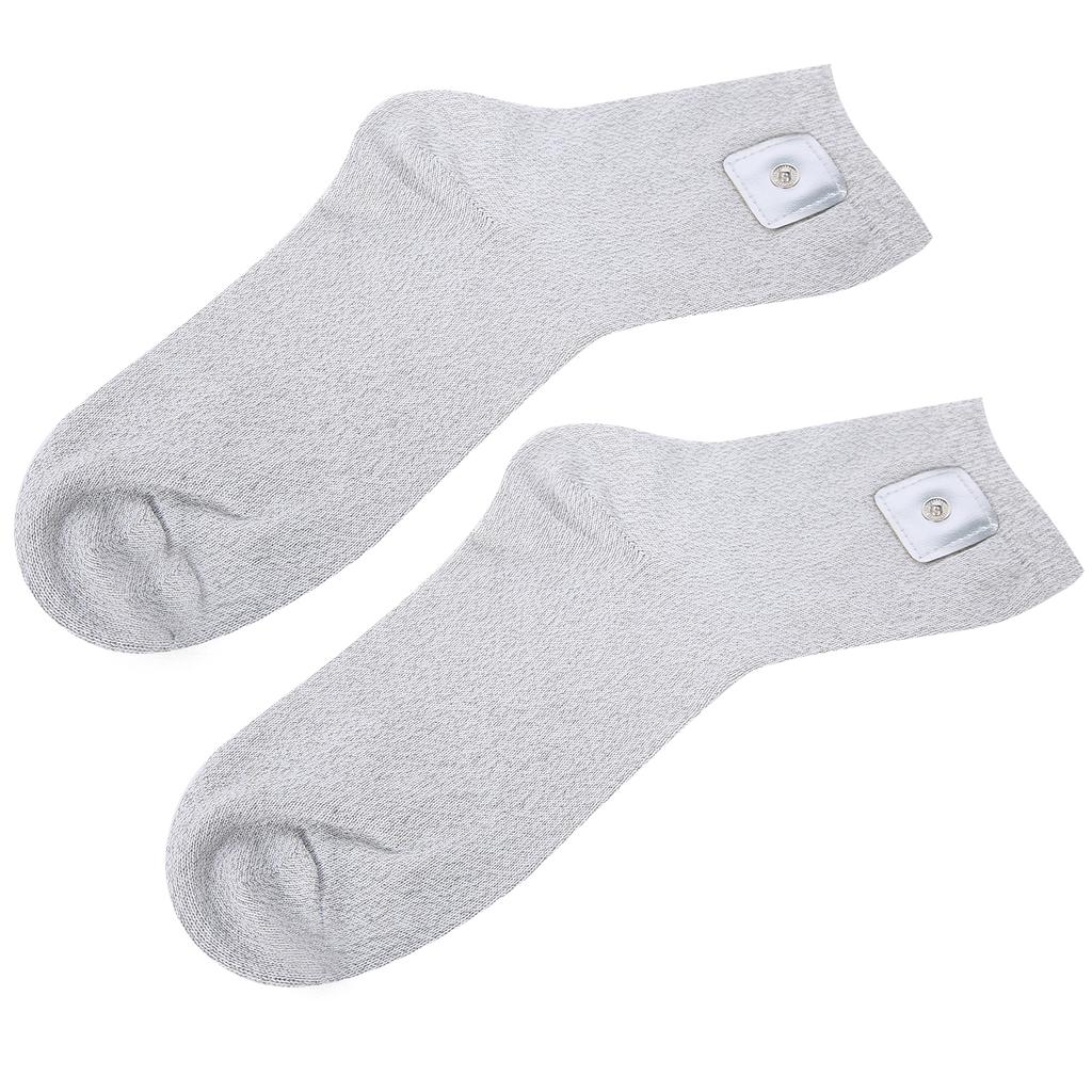 Silver Fiber Therapy Conductive Massage Socks Electrode Socks (PU Leather On Single Side)
