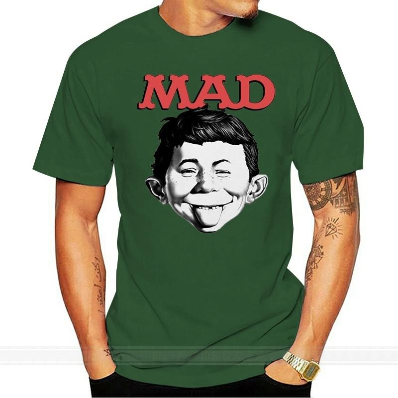 New Mad Alfred E Neumann Men's White Shirt Sizes S M L XL 2XL TEE Shirt Brand Clothing Tops
