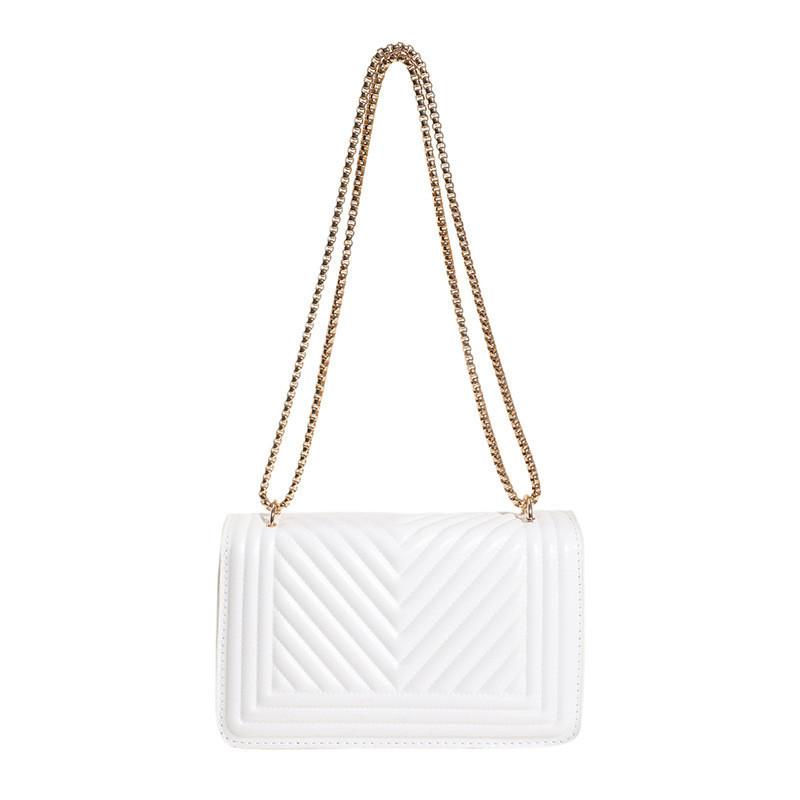 Fashionable Quilted Texture Pu Shoulder Bag For Women 2023 Summer Trendy