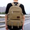 Business Leisure Computer Backpack Large Capacity Travel Canvas Backpack College Student School Bag