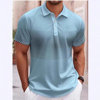 Men's Golf Polo Short Sleeve Polo Shirt Outdoor Quick Dry Daily Streetwear