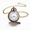 Vintage Bronze Carving DAD Fashion Quartz Pocket Watch Give Father Best Pendant Gift Collection Artwork