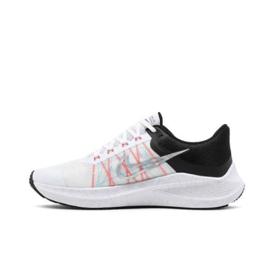 

Nike Winflo 8 White Flash Crimson CW3419-101 Men s Shoes EU 41 белый/чёрный
