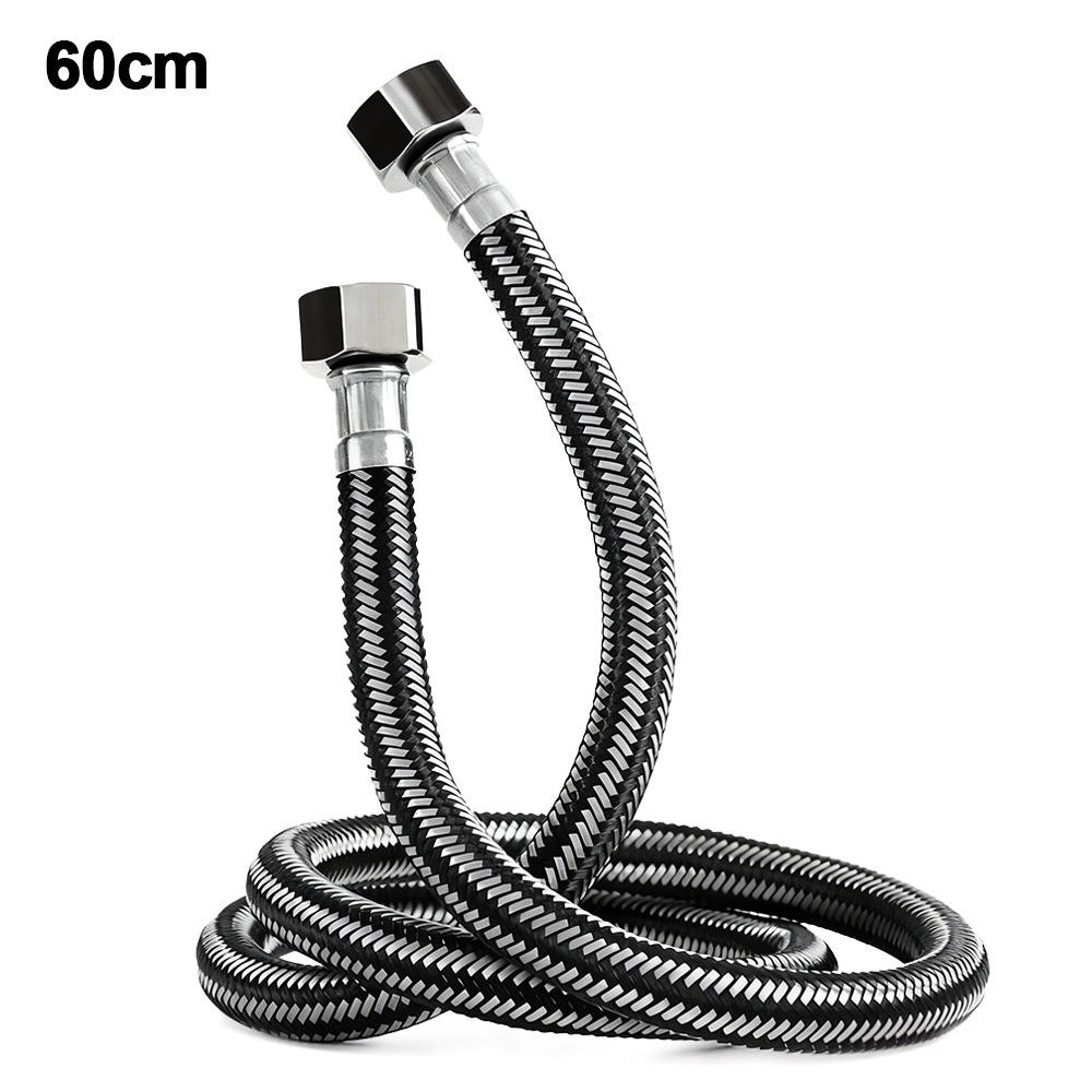 30-200cm Explosion-Proof Hose 1/2 Inch Faucet Water Pipe  Kitchen Bathroom Washing Machine