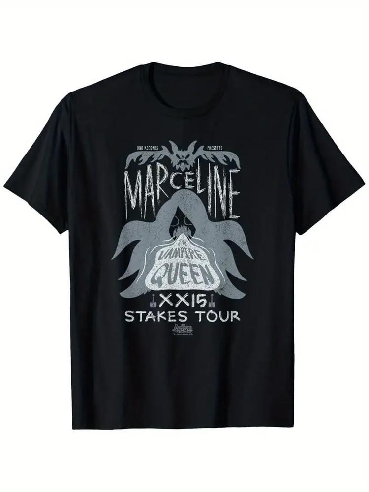 

Мужская футболка с графикой Королевы вампиров Марселин - Вдохновленная Временем приключений, 100% хлопок S