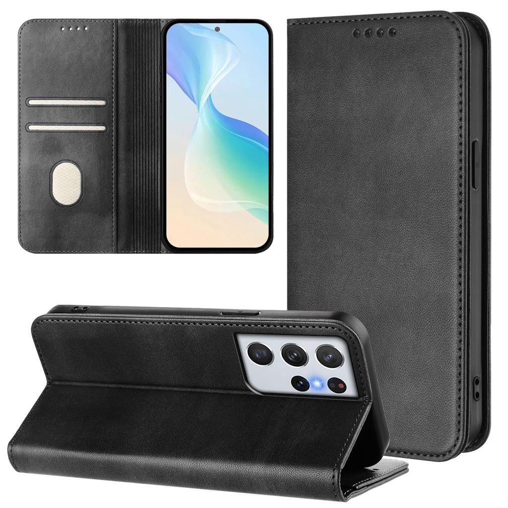 Anti-theft Flip Leather Wallet Case For Samsung Galaxy S21 S20 Ultra S21 S20 S10 S9 S8 Plus S21 S20 FE S21 S20 S10e S10 S9 S8