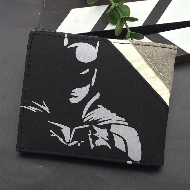 Spiderman peripherals movie Batman wallet superhero men cartoon anime coin card holder wallet men pu present to friends