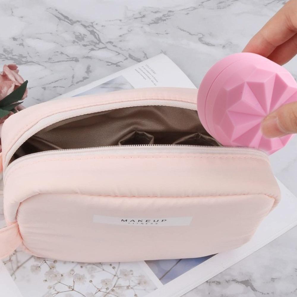 2PCS Portable Silicone Storage Box Silicone Storage Box Empty Cosmetics Box  Outdoor