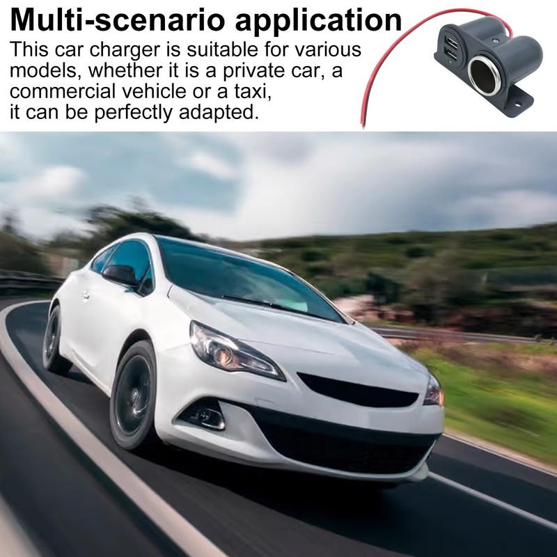 

2-Socket Car Adapter Double USB Pd Fast Car Charger Double USB 3.1a/3100ma Car Charger For Smart Phone Gps Dash Cam belgium