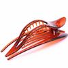 Side Slide Alligator Hair Claw 1 Piece Large Size Hair Claws Coffee and Black Hair Clip 13cm Hair Accessories for Hair RollUp