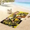 Özel Bvb Baskılı Plaj Havlusu, Plaj Kamp Yüzme İçin Büyük Yumuşak Hızlı Kuruyan Havlu