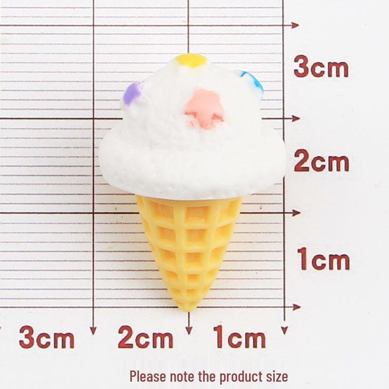 Colorful Star Ice Cream Cone DIY Resin Craft Kit