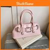 Modern Pu Shell Bag For Women With Zipper Closure And Interior Pocket For Daily Use
