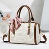 Exquisite Oriental Embroidery Daily Handbag For Middle Aged Ladies, Multi-purpose Top Handle Shoulder Crossbody Gift Bag