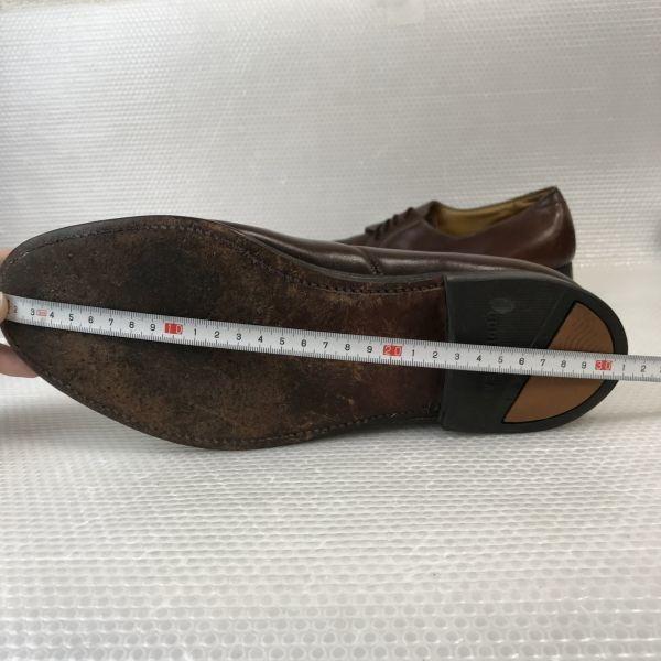 60s-70s USA Vintage Walk Over Leather Goodyear Welt U-Tip 10D / 27.5-28.0cm / Brown Dress Shoes(USED)