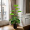 43" Artificial Palm Tree With 15 Green Leaves - Outdoor UV Resistant Artificial Plant For Various Room Types, Does Not Include Pot