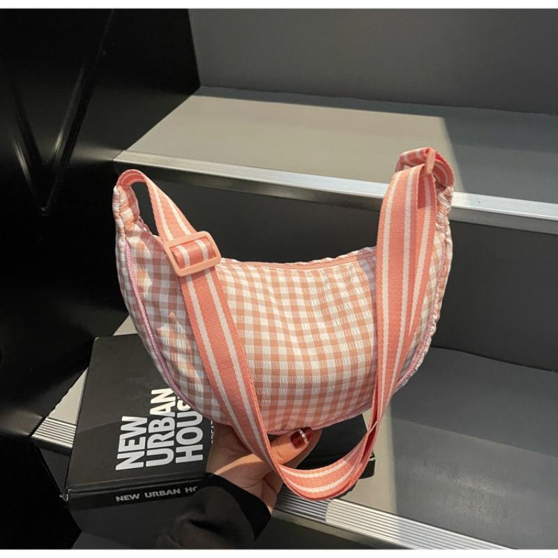 New fashion versatile dumpling bag nylon bag messenger bag canvas bag shoulder bag women's satchel bag