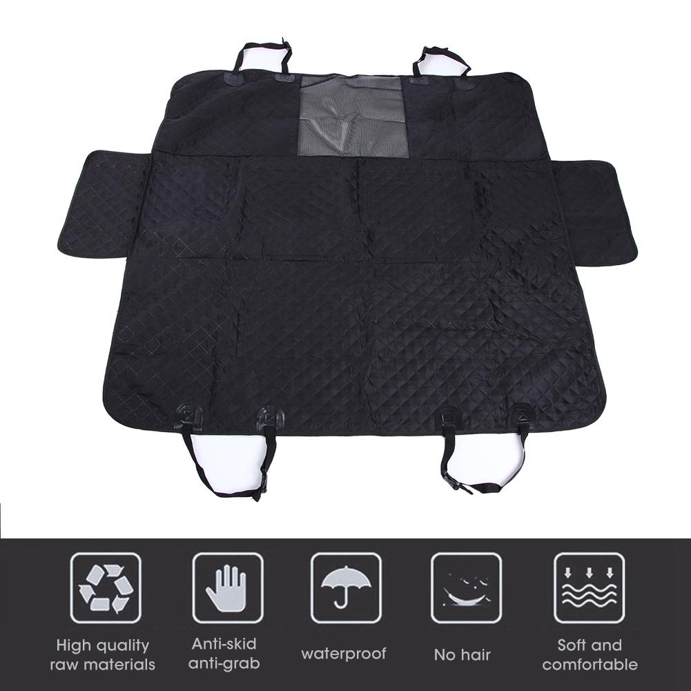 Plasă de separare neagră pentru cusut și brodat, plasă de mașină, impermeabilă pentru animale de companie, pernă pentru câini, neagră, 137x147CM