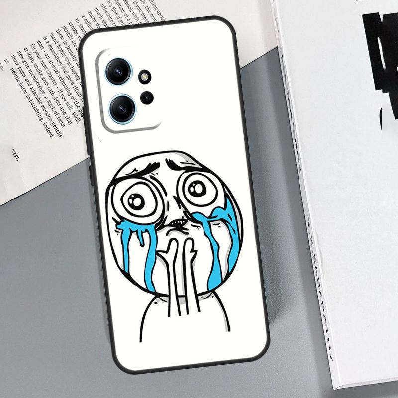 

FACE MEMES Case For Xiaomi Redmi Note 14 13 10 11 12 15 Pro Plus Cover For Redmi 15C 15 13C 12C 14C 10C Redmi 12 4G