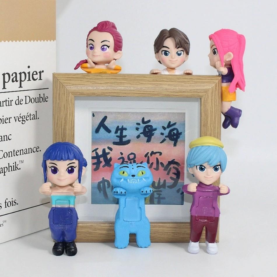 selling Kpop Demon Hunters Blind Box Series Anime Figures Ornaments Dolls Fans Children Birthday Gift Random Blind Box