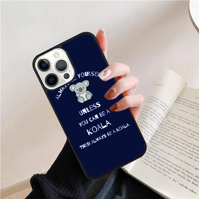 Funny Animal The koala soft Phone Case Cover For iPhone 17 Air 15 16e 14 13 12 Pro Max 11 Pro Max Plus Coque Shell