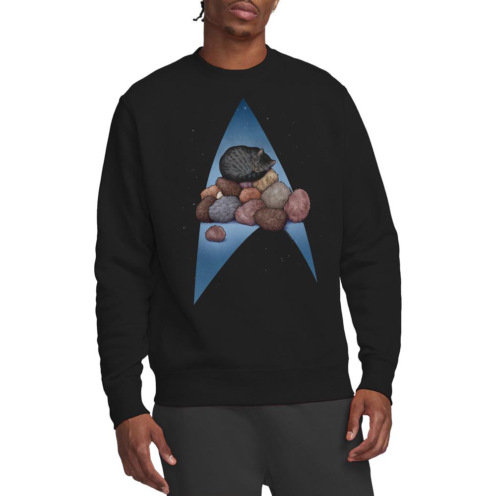 STAR TREK Unisex Adult Five Year Nap Sweatshirt