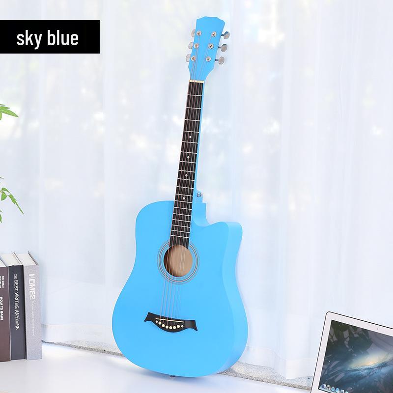 Beginner Folk Guitar 36/41 Inch - Travel Size for Men & Women