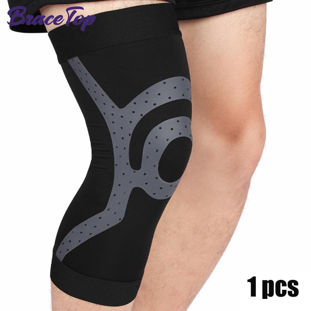 Bracetop Summer Ultra-Thin Knee Protector Sports Knee Pads For Running Cycling Yoga Exercise Decompression Kneecap M