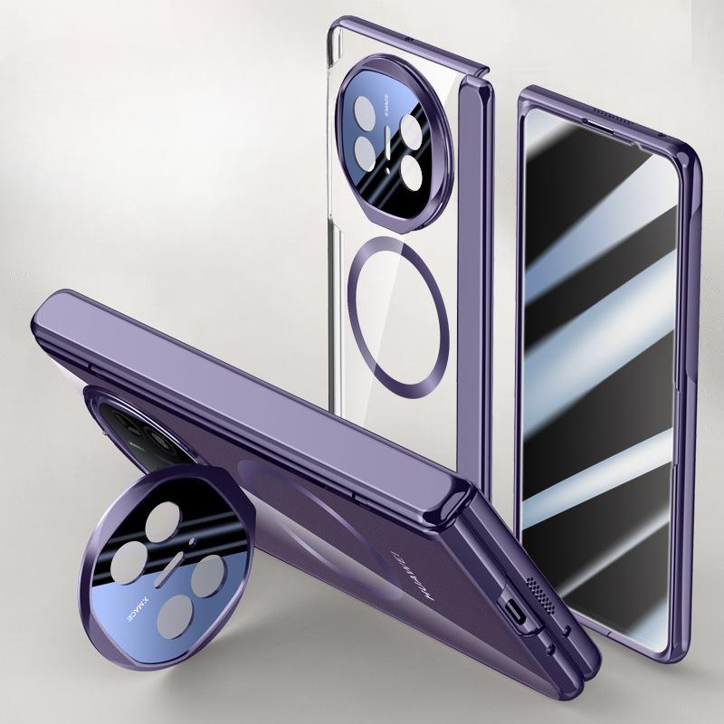 Huawei Matex5 Phone Case Film Integrated X3 Lens Bracket Full Package Anti-drop Transparent Magnetic Electroplating