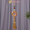 Sandalwood Dragon Pendant Lanyard: Keychain & Backpack Decoration