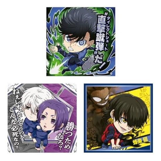 Bandai Ni Formation Blue Lock Seal Wafers (Baked Confectionery) Food Toys BOX Sale/Set 20
